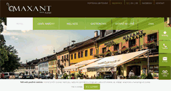 Desktop Screenshot of hotelmaxant.cz