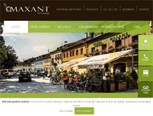 Tablet Screenshot of hotelmaxant.cz